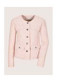 MADELEINE - Bouclé-Blazer mit Glanzakzenten - perlrosa