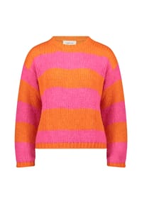 CARTOON - Strickpullover mit Rundhalsausschnitt - Orange/Pink