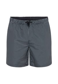 MANGUUN - Badeshorts Basic Michael 16, Gummibund, für Herren - E003 BLACK AOP
