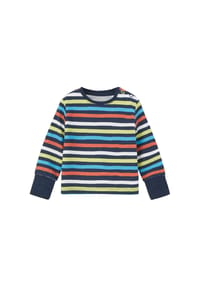 s.Oliver - Langarmshirt, Baumwolle, für Babys und Kleinkinder - 59A5  BLUE
