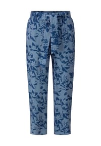 SIEH AN! - 7/8-Freizeithose - dunkeltaupe-schoko-bedruckt