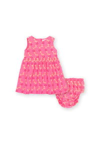KITE - Baby Fleur De Vigne Kleid Mit Höschen Bio-Baumwolle - pink