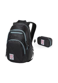 NITRO - Set Stash Set Stash mit 15-Zoll-Laptopfach - BLUR BLUE TRIMS