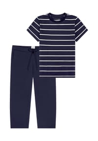 SCHIESSER - Schlafanzug Mix & Relax - Blau