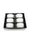 ALMINA® Almina 6 Teiliges Schalen-Set Weiß aus Porzellan mit Muster Bild 9
