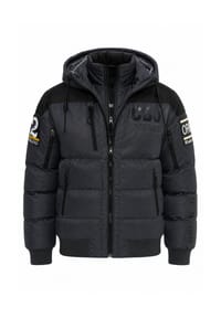 CIPO & BAXX® - Winterjacke CM233 mit Kapuze - BLACK