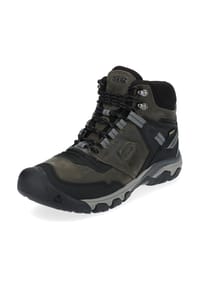 KEEN - Leder/Textil Wanderschuhe - Schwarz