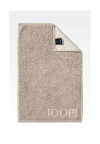 JOOP! CLASSIC DOUBLEFACE Gästetuch 30x50 cm, Sand - JOOP! CLASSIC DOUBLEFACE - Anthrazit