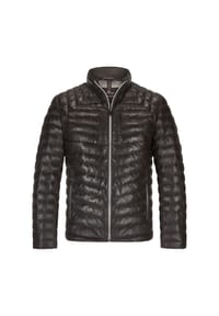 MILESTONE® - Steppjacke, Leder, atmungsaktiv, für Herren - Schwarz