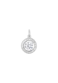 amor - - Motivanhänger für Damen, 925 Sterling Silber, Zirkonia synth. - Silber