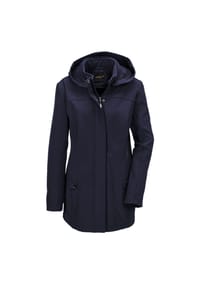GOLDNER - Wasserabweisende Softshelljacke mit Kapuze - aubergine
