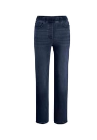 GOLDNER - Kurzgröße:  Bequeme Jeanshose VERA - grau