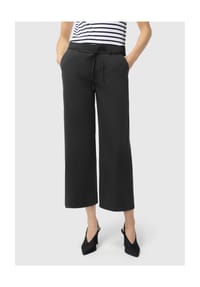 MAC - Stoffhose, Taillengürtel, für Damen - 090 BLACK LOL