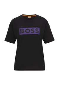 HUGO BOSS Orange T-Shirt, Rundhals, Logo, für Damen Bild 1