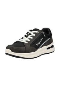 bugatti - Lederimitat Sneaker - Schwarz