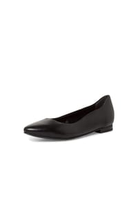 Tamaris - Ballerinas, Blockabsatz, für Damen - 003 BLACK LEATHER