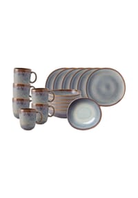 like. by Villeroy & Boch Frühstücks-Set Lave 18er Set - LAVE GLACÉ - beige