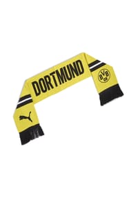 PUMA® - Schal, Fransen - FAST YELLOW-BLACK