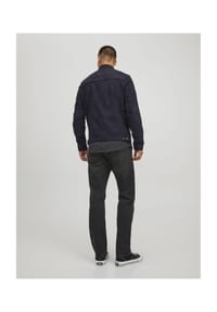 ORIGINALS by JACK & JONES - Bikerjacke Ess Spring 2027, Stehkragen, für Herren - 175699002 JET BLK