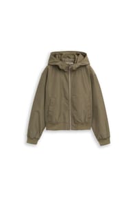DENIM TOM TAILOR - Übergangsjacke, Rippbündchen, für Damen - 38362 OLIVE GREEN