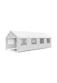 VCM. - Pavillon | Maße ca. 3x4x8 m | wasserabweisende 180g / m² PE Plane | Partyzelt | Gartenzelt - 