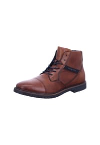 bugatti - Schnürstiefeletten, Leder, für Herren - COGNAC
