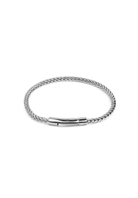 zeeme STAINLESS STEEL - Armband Edelstahl - weiß
