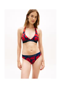 TOMMY HILFIGER - Bikini, Neckholder, für Damen - 0KQ POPPY D. NAVY