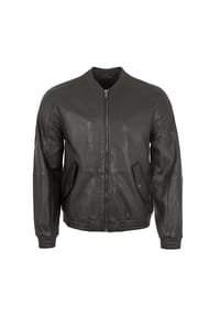 Mauritius LEATHERWEAR - Herren Lederjacke Blouson Lammnappa schwarz - schwarz