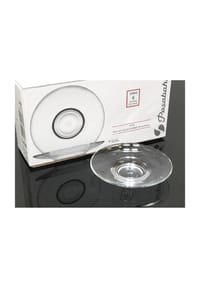 Paşabahçe - Pasabahce Teeteller 54621 6er Linka Unterteller transparent - Transparent OneSize