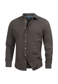 INDICODE - Hemd Langarm Riverside - Army