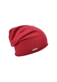 SEEBERGER - 100% Baumwoll Headsock  mit Rollkante 53605-0 - 39 POWDER RED