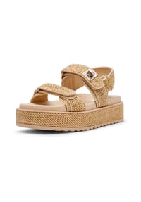 STEVE MADDEN - Lederimitat Sandalen - Natur