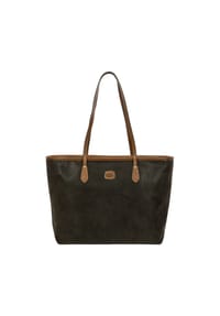 BRIC'S Volterra Life - Volterra Life Shopper Tasche Leder 35 cm - olive