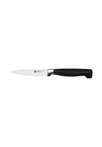 ZWILLING Spick-/Garniermesser, 10 cm - VIER STERNE - SCHWARZ