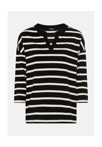 olsen - Sweatshirt, Tunikaausschnitt, für Damen - 80000 BLACK