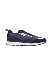 HUGO - Herren Sneaker - Icelin Runn pumf, Turnschuhe, Schnürung, Materialmix - Blau (Open Blue 462)