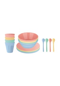 koziol - Geschirrset Nora Set Macarons 16er Set bunt - bunt