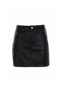 freshlions - Minirock Stacy im klassischen 5-Pocket Style - black