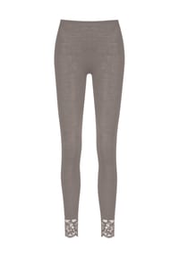 mey - Pants, langes Bein, Komfortbund, Spitze, für Damen - 3 SCHWARZ