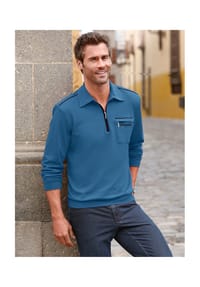 Witt - Langarm-Poloshirt - aubergine