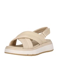 CLARKS® - Sandalen Tuscan mit besonders flexibler und leichter Sohle - 1227 Cream Leather
