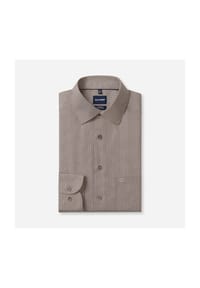 OLYMP - Businesshemd, Comfort Fit, Langarm, Kent, für Herren - 28 BRAUN