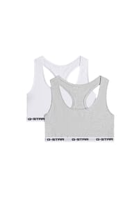 G-STAR RAW - BH Racerback Bralette 2-pack - mehrfarbig