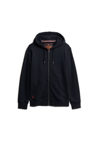 Superdry. - Herren Sweatjacke - Essential Logo Zip Hoodie, Kapuze, einfarbig - Dunkelblau