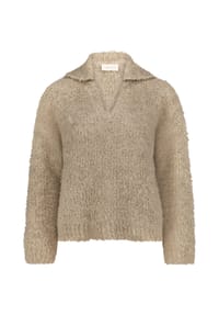 CARTOON - Strickpullover mit V-Ausschnitt - Eggnog