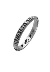HAZE & GLORY - Ring Real Eyes Wording 925 Silber - Silber