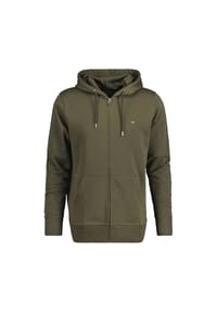 GANT - Herren Sweatjacke - REGULAR SHIELD FULL ZIP HOODIE, Kapuze, Baumwoll-Mix - Beige (Dry Sand)