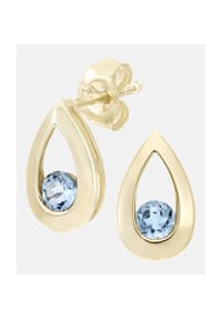 Diamant L'eternel - Ohrhänger, mit Blautopas, 375 Gelbgold - gold