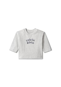 Calvin Klein - Langarmshirt, Rundhals, für Babys und Kleinkinder - PGH GREY